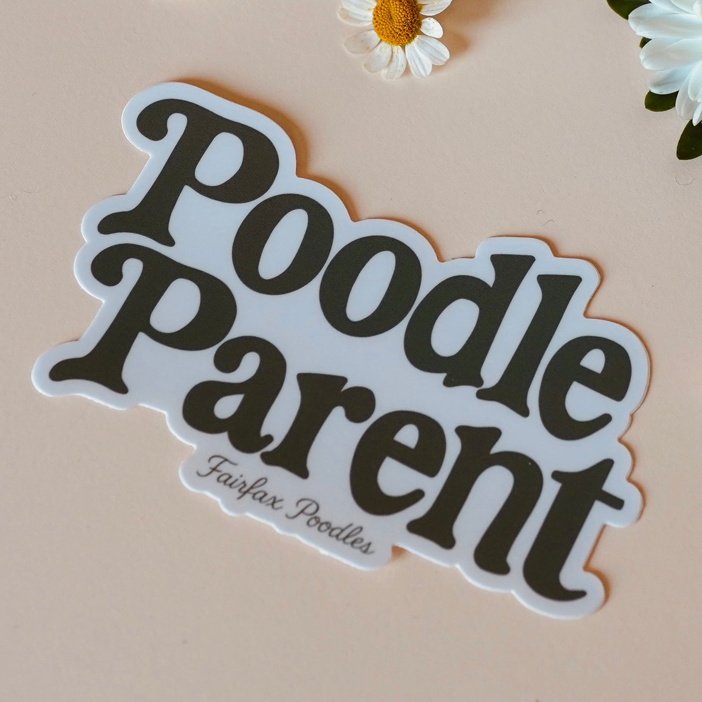 Poodle Parent Vinyl Sticker