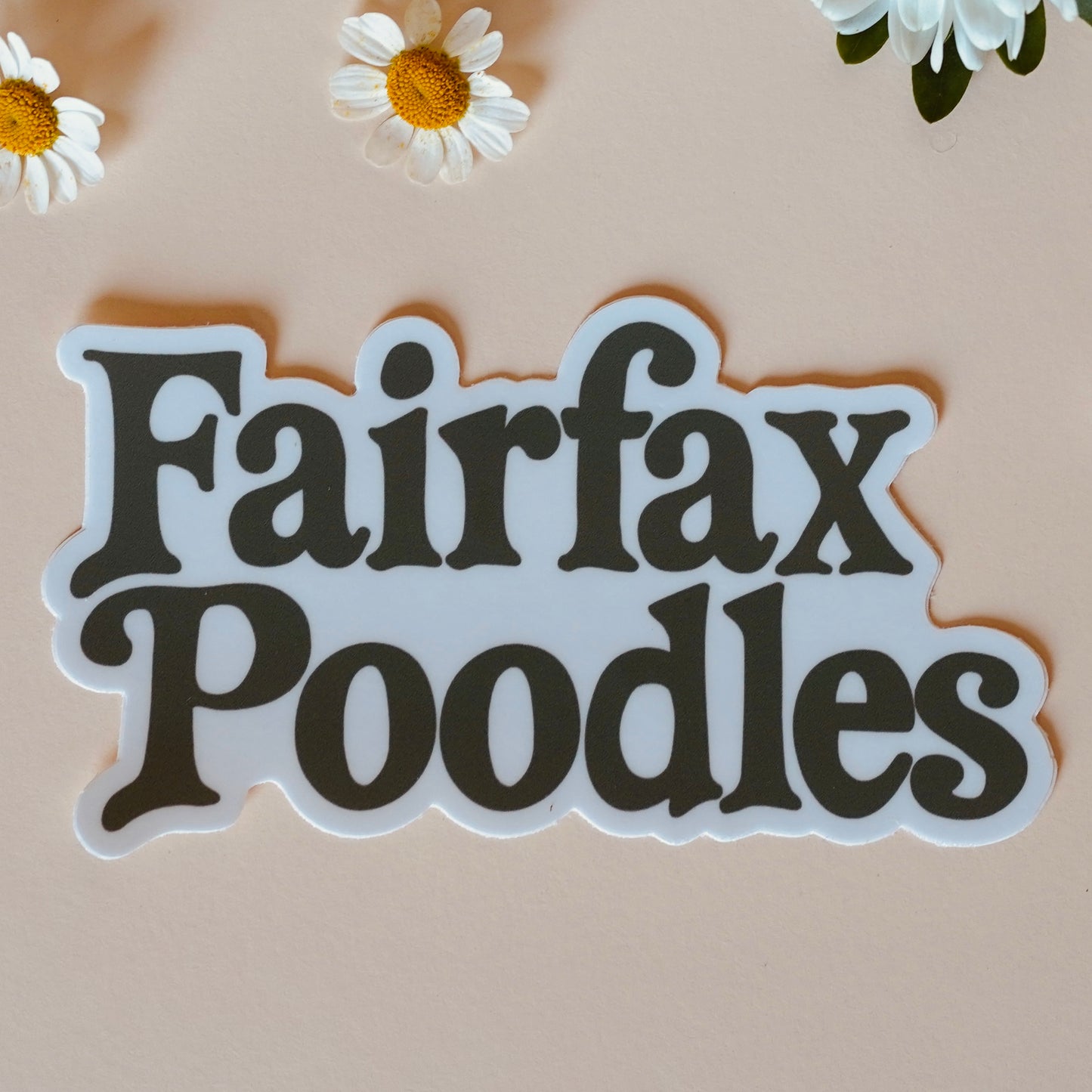 Fairfax Poodles Vinyl Sticker