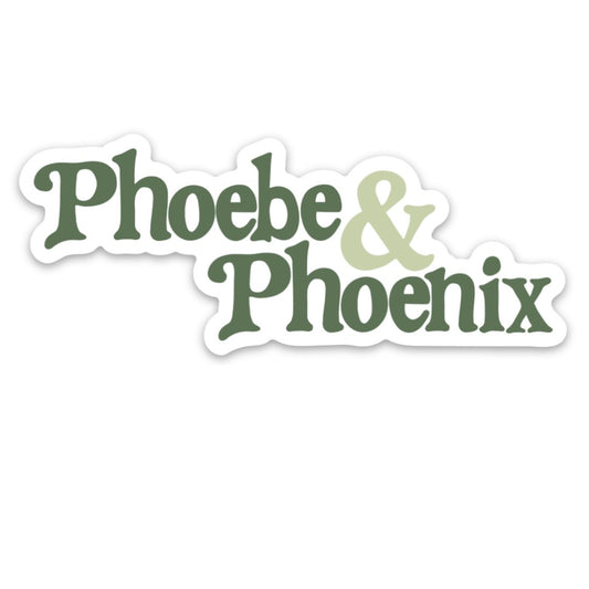 Phoebe & Phoenix Vinyl Sticker